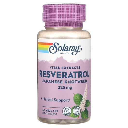 Основное фото товара Vital Extracts Resveratrol Japanese Knotweed, Ресвератрол, 60 кап