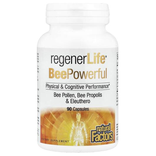 Основное фото товара Пчелиная пыльца, RegenerLife BeePowerful, 90 капсул