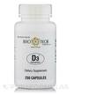 Фото товару Tech Pharmacal, D3 Cholecalciferol, Вітамін D3, 250 капсул