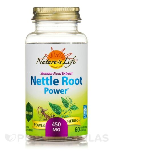 Основное фото товара Natures Life, Крапива, Nettle Root Power, 60 капсул