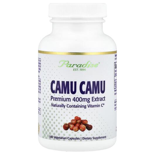 Основное фото товара Paradise Herbs, Camu Camu, Camu Camu 180 Vegetarian, 180 капсул