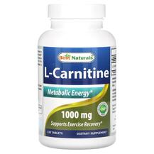 L-Carnitine 1000 mg L-Карнитин Best Naturals