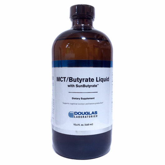 Основное фото товара Масляная кислота, MCT/Butyrate Liquid with SunButyrate, 460 мл