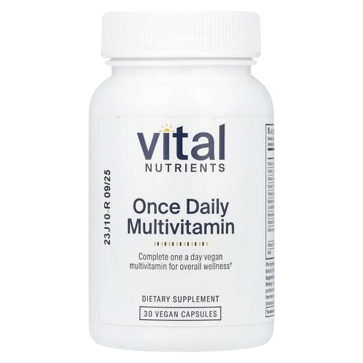 Основное фото товара Мультивитамины, Once Daily Multivitamin, 30 капсул
