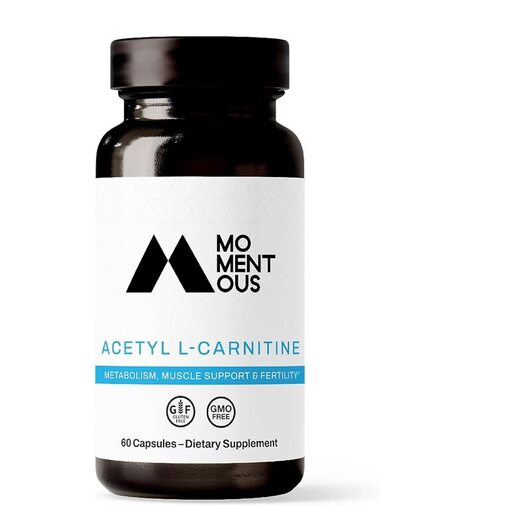 Основное фото товара Momentous, L-Карнитин, Acetyl L-Carnitine, 60 капсул