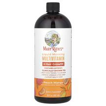 Liquid Morning Multivitamin + Hair Growth Peach