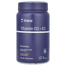 Вітаміни D3 K2 Vitamin D3 + K2 Gummies Strawberry Trace