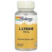 Solaray, L-Лизин 500 мг, L-Lysine 500 mg, 60 капсул