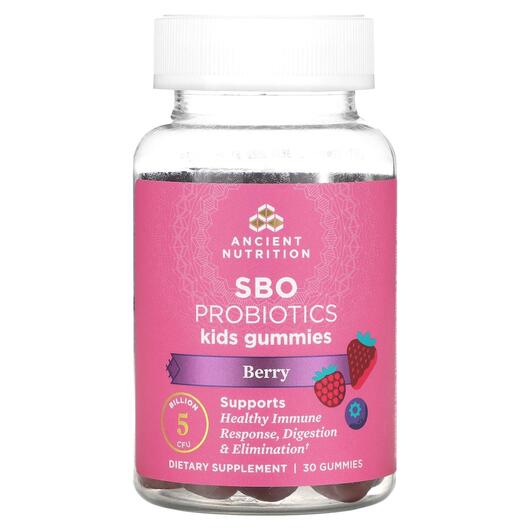 Основное фото товара Пробиотики, Kids SBO Probiotics Berry 5 Billion CFU, 30 таблеток
