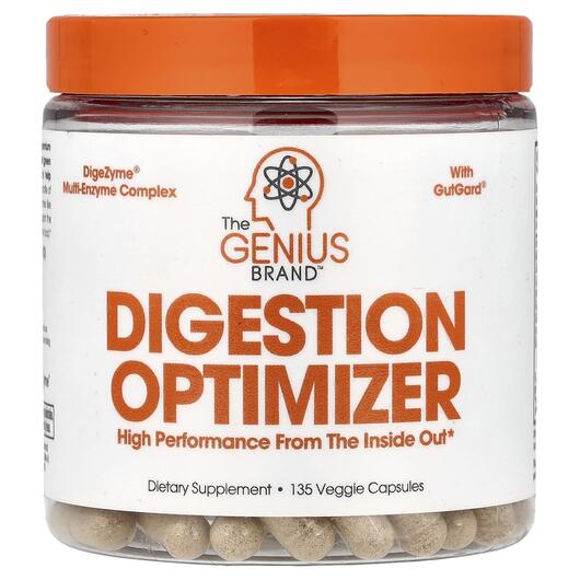 Основное фото товара The Genius Brand, Ферменты, Digestion Optimizer, 135 капсул