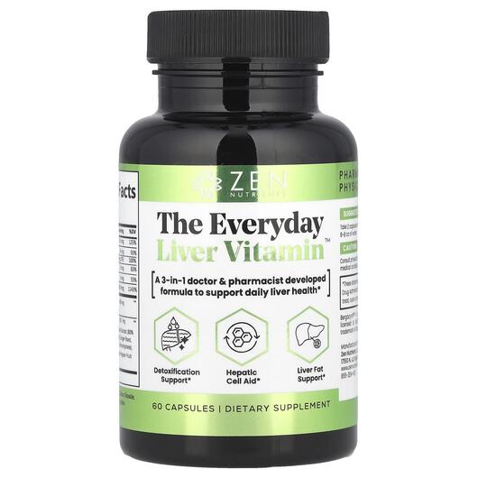 Основное фото товара Поддержка печени, The Everyday Liver Vitamin, 60 капсул