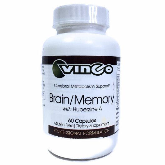 Основное фото товара Vinco, Поддержка мозга, Brain/Memory with Huperzine A, 60 капсул