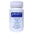 Pure Encapsulations, Литий, Lithium orotate 1 mg, 90 капсул