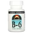 Фото товара Source Naturals, Витамин B-6 100 мг, B6 100 mg 100, 100 таблеток