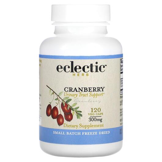 Основное фото товара Eclectic Herb, Клюква 300 мг, Cranberry 300 mg, 120 капсул