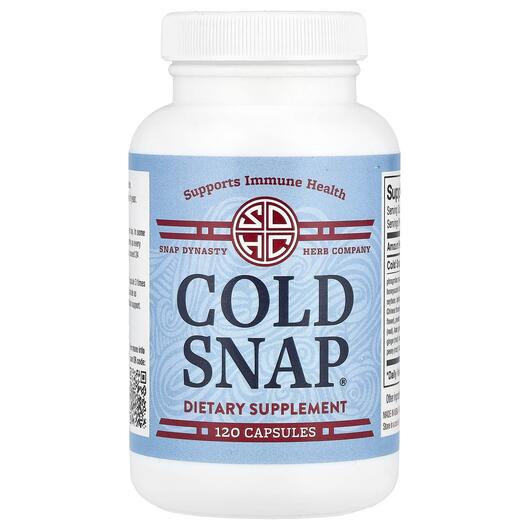 Основное фото товара Snap Dynasty, Поддержка иммунитета, Cold Snap, 120 капсул