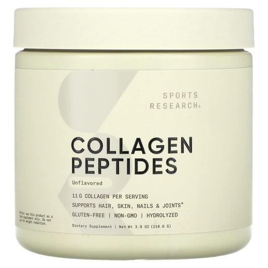 Основное фото товара Коллагеновые пептиды, Collagen Peptides Unflavored, 110.6 г