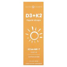 D3 + K2 Liquid Drops Unflavored Витамины D3 + K2 60 мл