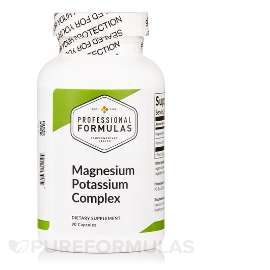 Основное фото товара Магний, Magnesium/Potassium Complex, 90 капсул