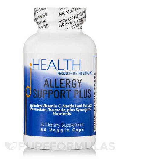 Основное фото товара Поддержка аллергии, Allergy Support Plus, 60 капсул