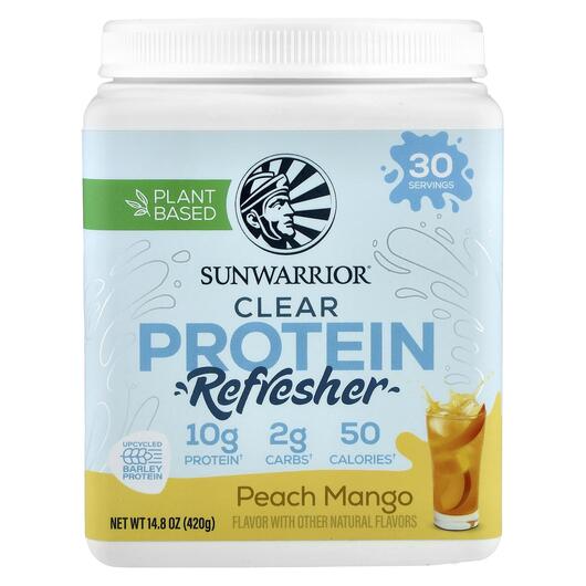 Основное фото товара Sunwarrior, Протеин, Clear Protein Refresher Peach Mango, 420 г