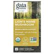 Фото товару Gaia Herbs, Lion's Mane Mushroom, Гриб Левова грива, 40 капс