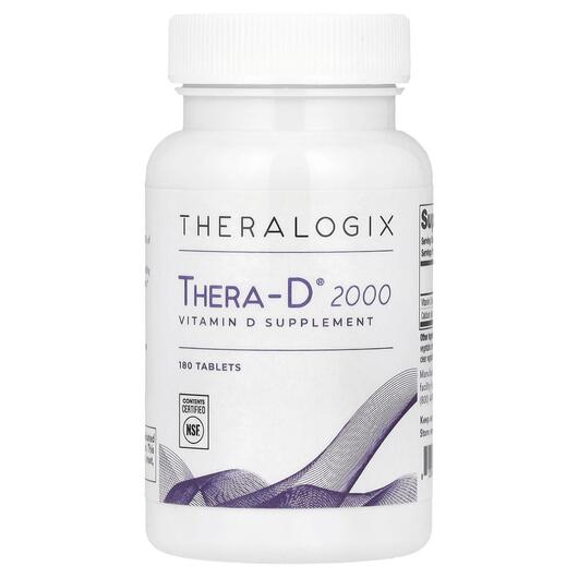 Основне фото товара Theralogix, Thera-D 2000, Вітамін D3, 180 таблеток