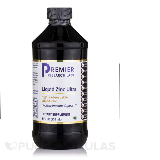 Основное фото товара Premier Research Labs, Цинк, Liquid Zinc Ultra, 235 мл