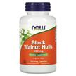 NOW, Черный орех 500 мг, Black Walnut Hulls 500 mg, 100 капсул