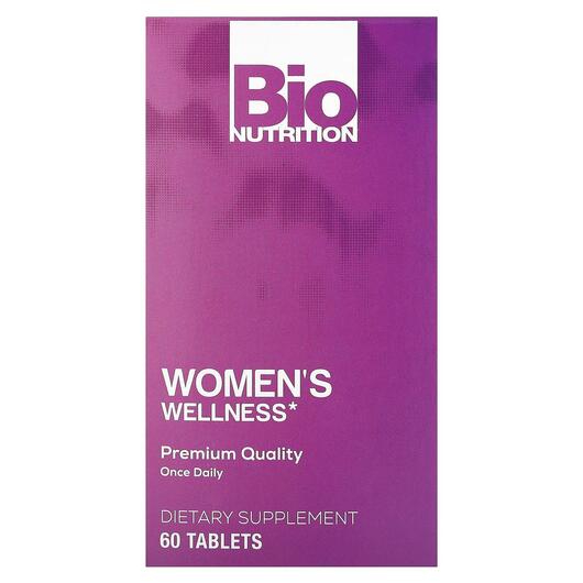 Основное фото товара Bio Nutrition, Витамины для женщин, Women's Wellness, 60 таб