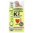ChildLife, Витамин К2 в каплях, Organic Vitamin K2 Drops, 12 мл