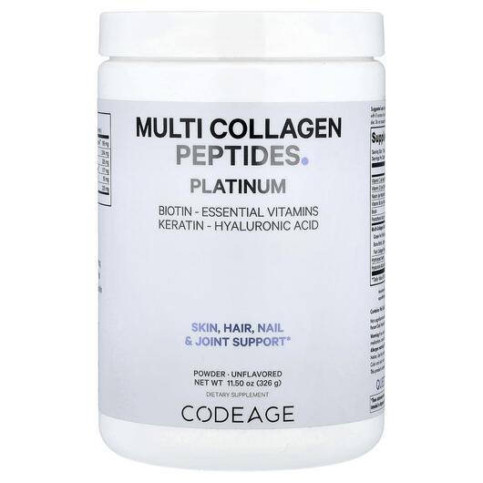 Основное фото товара Platinum Multi Collagen Peptides Powder, Коллагеновые пептиды, 32