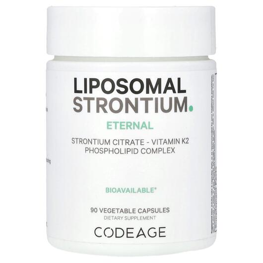 Основне фото товара CodeAge, Liposomal Strontium, Стронцій, 90 капсул