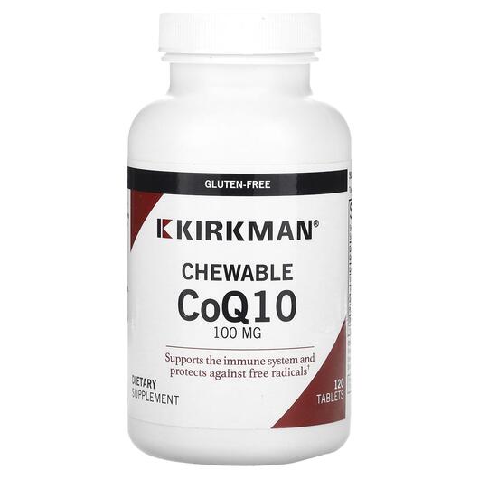 Основное фото товара CoEnzyme Q10 100 mg Chewable Tablets with, Коэнзим CoQ10, 120 таб