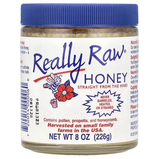 Основное фото товара Really Raw Honey, Мед, Really Raw Honey, 226 г