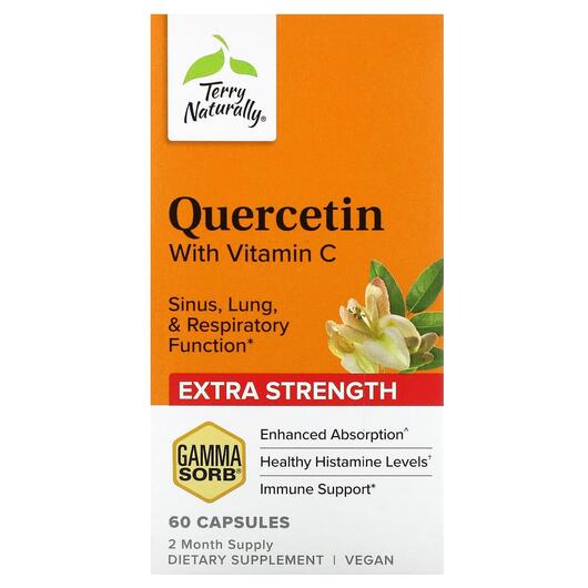 Основное фото товара Витамин C, Quercetin with Vitamin C Extra Strength, 60 капсул