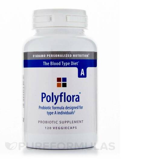 Основное фото товара Пробиотики, Polyflora Type A, 120 капсул
