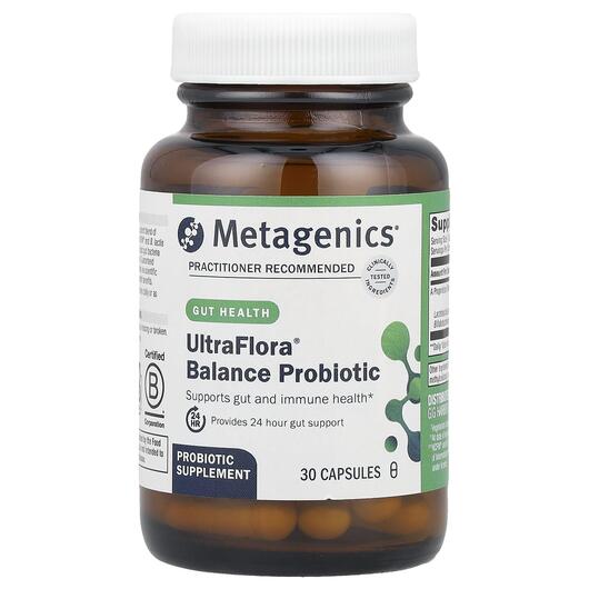 Основное фото товара UltraFlora Balance Probiotic 15 Billion CFU, Пробиотики, 30 капсу