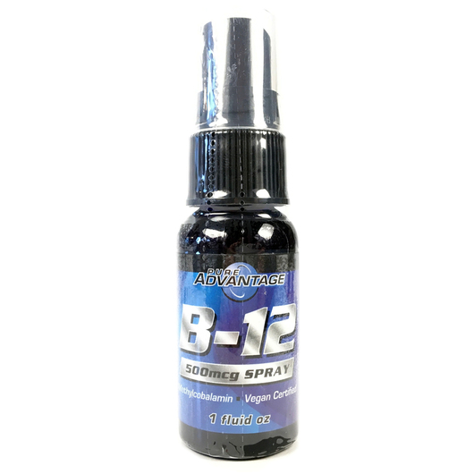 Основное фото товара Pure Advantage, Витамин B-12 спрей, B-12 500 mcg Spray, 29 мл
