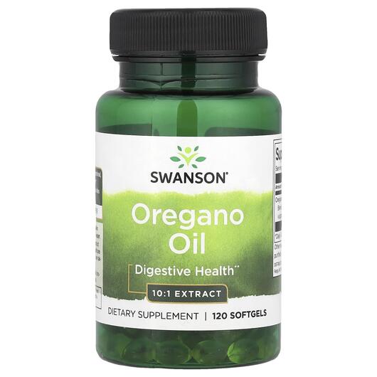 Основне фото товара Swanson, Oregano Oil, Олія орегано, 120 капсул