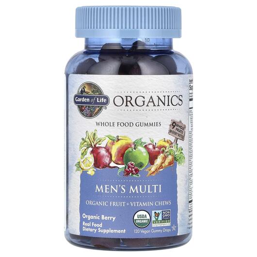Основное фото товара Garden of Life, Витамины для мужчин, Men's Multi, 120 конфет