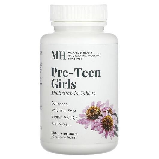Основное фото товара Витамины для подростков, Pre-Teen Girls Multivitamin, 60 таблеток