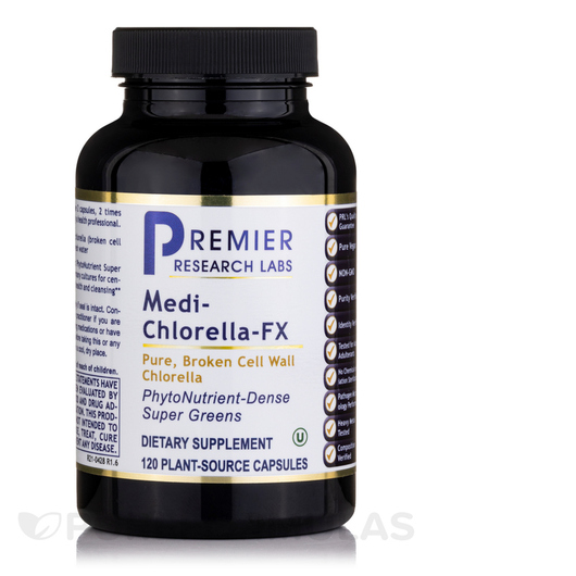 Основное фото товара Premier Research Labs, Хлорелла, Medi-Chlorella-FX, 120 капсул