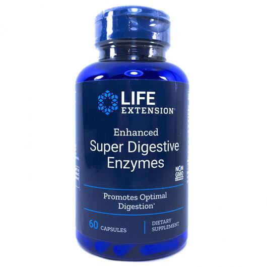 Основное фото товара Ферменты, Enhanced Super Digestive Enzymes, 60 капсул