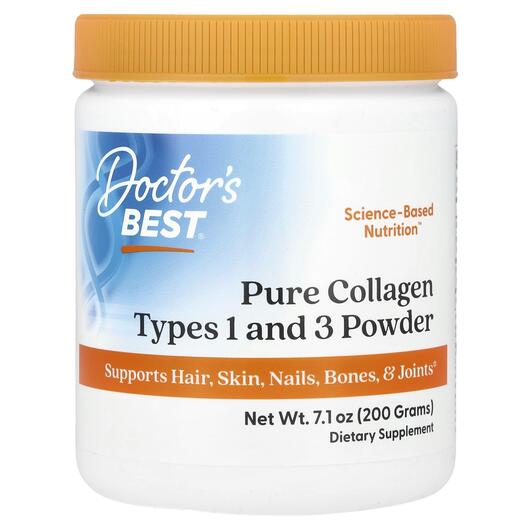 Основное фото товара Коллаген 1 и 3 типа в порошоке, Collagen Types 1 & 3, 200 г