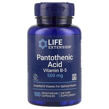 Pantothenic Acid Vitamin B-5 500 mg Витамин B5 Life
