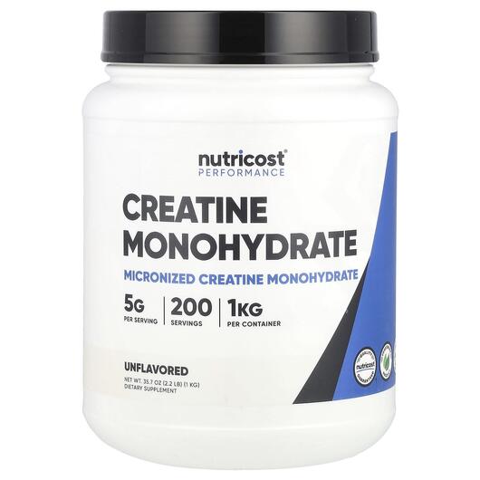 Основное фото товара Креатин, Performance Creatine Monohydrate Unflavored, 1 кг