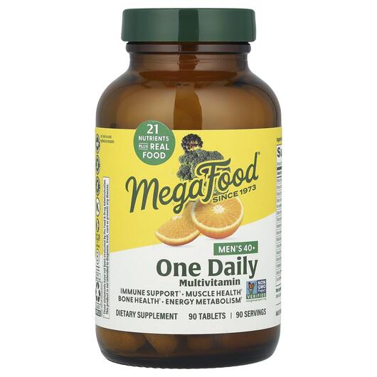 Основное фото товара MegaFood, Витамины для мужчин, Men's 40+, 90 таблеток