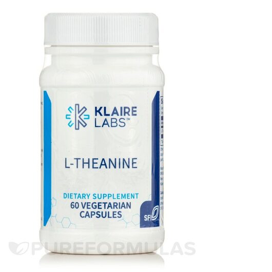 Основное фото товара Klaire Labs, L-Теанин, L-Theanine, 60 капсул
