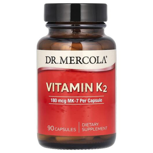 Основное фото товара Витамин К2 180 мкг, Vitamin K2 180 mcg MK7, 90 капсул